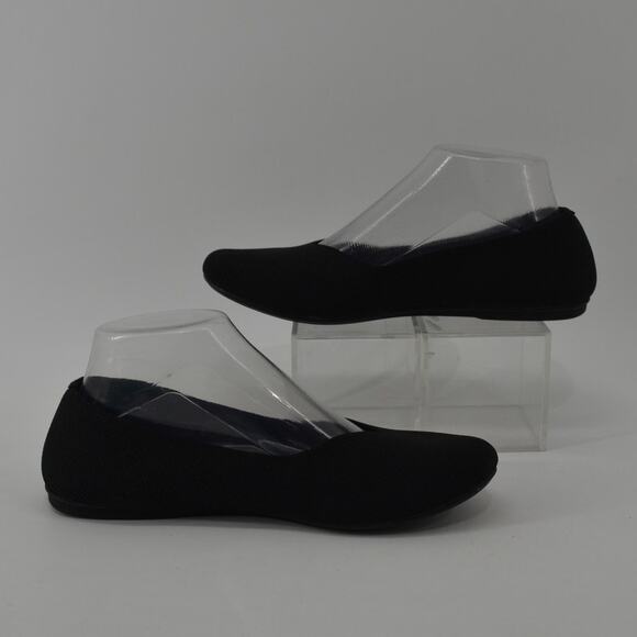 Arromic Womens Ballet Flats Sz 8 Black Knit Round Toe Casual - Picture 10 of 11